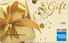 Festive Gold Gift Card