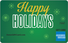 Holiday Green Gift Card