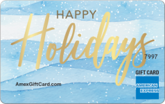 Watercolor Snow Gift Card