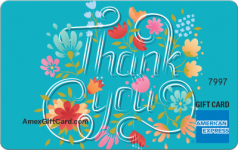 Floral Thank you Gift Card