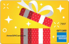 Yellow Joy Box Amex Gift Card
