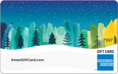 Watercolor Trees Gift Card