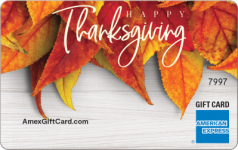 Autumn Leaves Gift Card