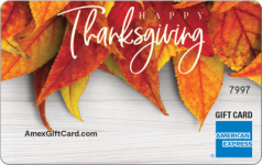 Autumn Leaves Amex Gift Card