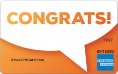 Employee Achievement Gift Card