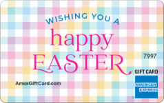 Gingham Easter Gift Card