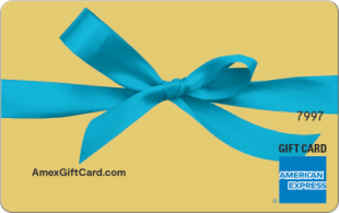 Blue Bow Gift Card