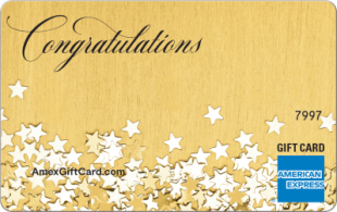 Star Congratulations Business Gift Card