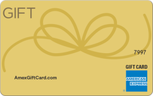 Gold Bow Gift Card
