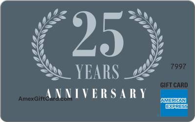 Amex Centurion 25周年スペシャルギフト Slate Anniversary 25 Business Gift Card | Amex Gift Card