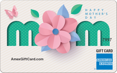 Floral Mom Day Amex Gift Card | Amex Business Gift Card