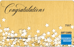 Featured Card 1 - Stars Congratulations Gift Card