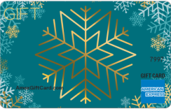 Featured Card 1 - Gold Snowflake Gift Card