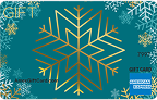 Featured Card 1 - Gold Snowflake Gift Card