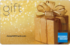 Featured Card 3 - Gold Shimmer Box Amex Gift Card