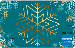 Featured Card 3 - Gold Snowflake Gift Card