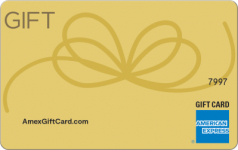 Gold Bow Gift Card