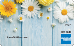 Wood Flowers Gift Card