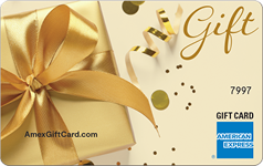 Amex Festive Gold Business Gift Card