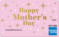 Amex Mother's Day Sparkle Business Gift Card