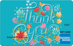 Amex Floral Thank You Business Gift Card