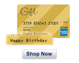 Popular design gift card from American Express 