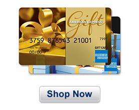 Popular design gift card from American Express 