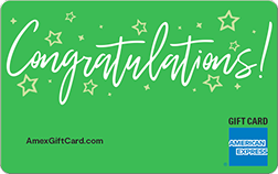 Congrats Green Gift Card