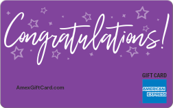 Congrats Purple Gift Card