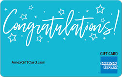 Congrats Teal Gift Card