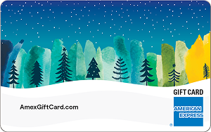 Watercolor Trees Box Gift Card