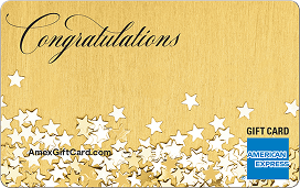 Congrats Stars Gift Card