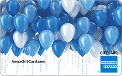 Blue Balloons Gift Card